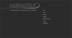 Desktop Screenshot of hairinvogue.com